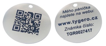 Nerezová známka H4P Nerezová známka H4P